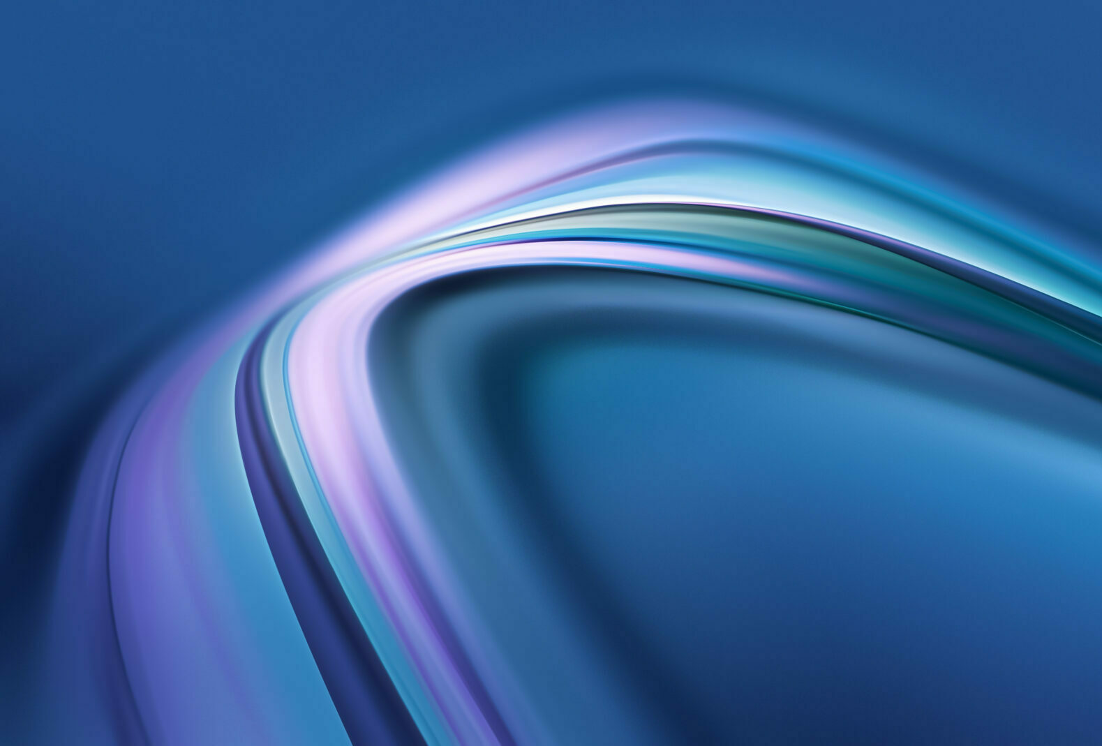 Abstrakte blaue und violette Lichtwellen