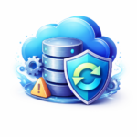 Cloud-Datensicherung mit Sicherheits- und Synchronisationssymbolen