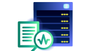 Datenanalyse und Serververwaltung Symbolgrafik